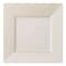 Smarty Had A Party 9.5" Ivory Square Plastic Dinner Plates (120 Plates), 120PK 6939-CASE - alternate 2